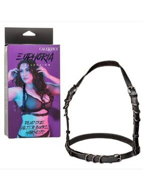 CalExotics Euphoria Collection Plus Size Halter Buckle Harness